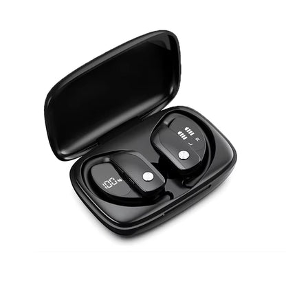 Bluetooth Headphones True Wireless Earbuds Ear Hook Sports Headsets TWS Bass Gaming Earphones with Mic IPX5 Waterproof