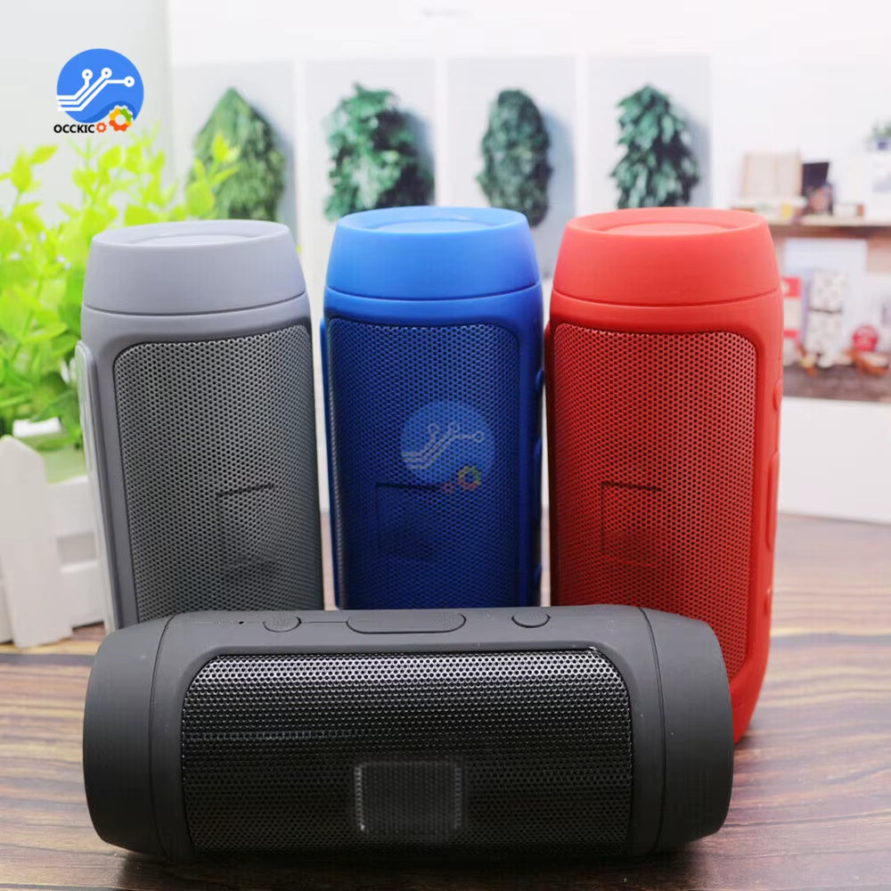 Waterproof Portable Speaker Mini Bluetooth Music Bass Speaker Subwoofer Outdoor Wireless Loudspeaker Support TF FM Radio